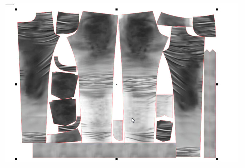 Esempio di file pronto per la CX-T “Re-jeans” raster più vettoriale.